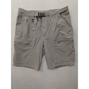FREE SOLDIER Gray Hiker Outdoor Belted Cargo Nylon Shorts Mens 34 Tactical Gear
